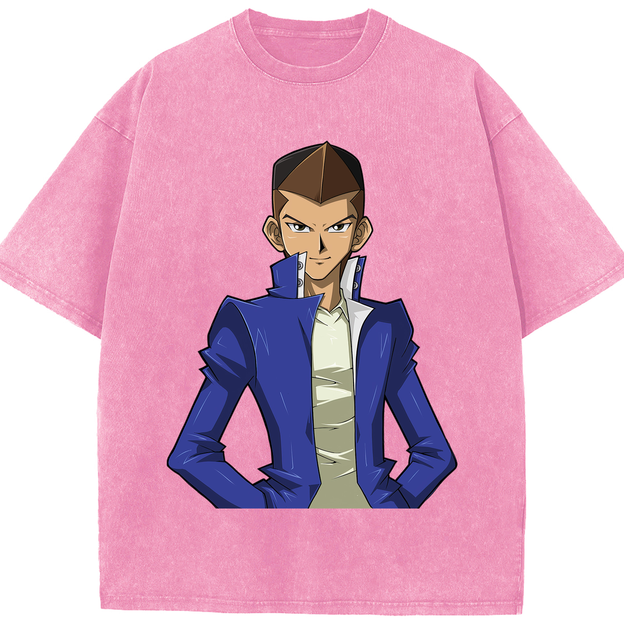 （画像用） 遊☆戯☆王 Yu-Gi-Oh! 綿100% ヴィンテージ風 半袖Tシャツ（フロントプリント）